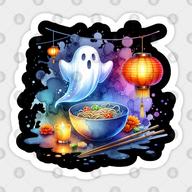 Watercolor Hungry Ghost Festival Sticker by HolidayBug